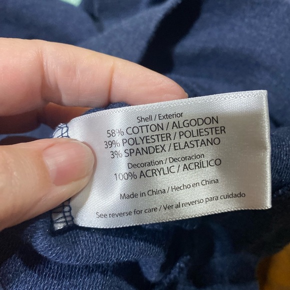 Wildfox Navy Heather Blue Soft Oversized Good Vibes Sweatshirt Graphic Small - Picture 6 of 6